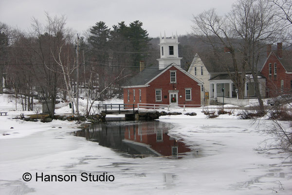 Harrisville, NH - Library - Winter